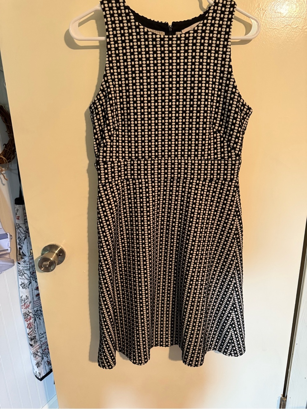 Loft Black& White Classic A-Line Dress size - 4- 1960 retro/mod revival/preppy